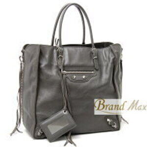 Balenciaga Paper Tote Bag Black